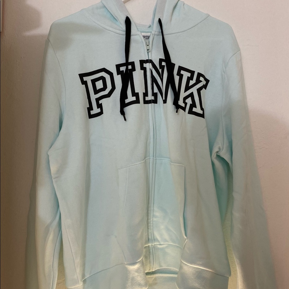 PINK’s fleece zip up hoodie